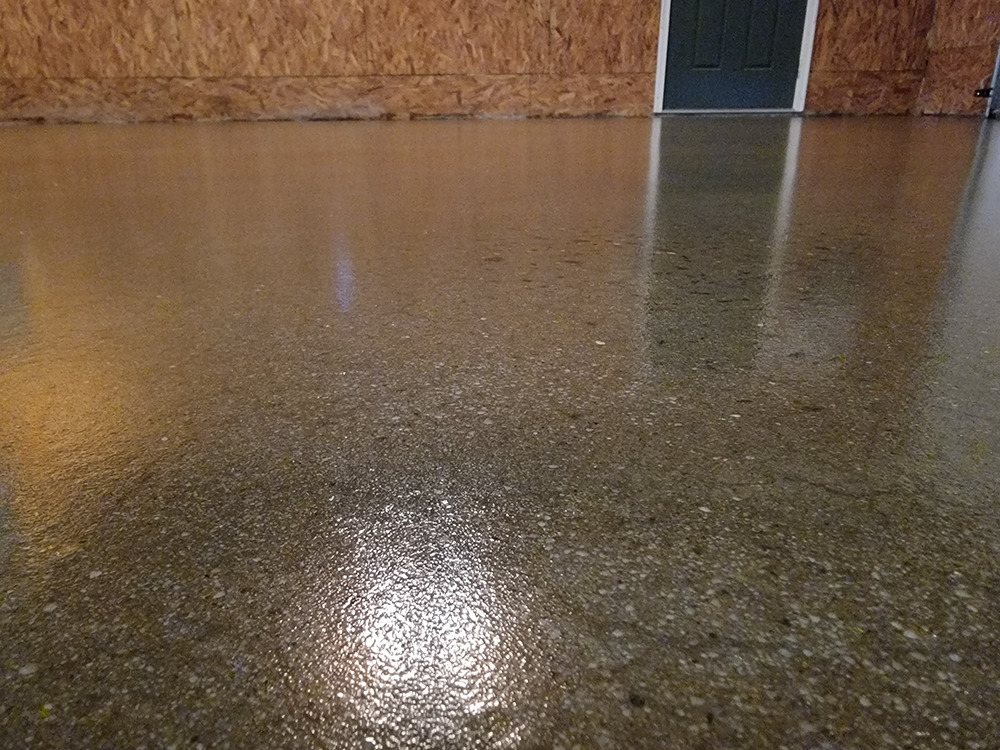 Residential Epoxy Services - Basement Closeup