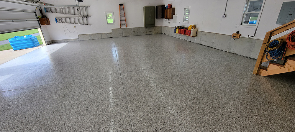 Residential Epoxy Services - Garage Side