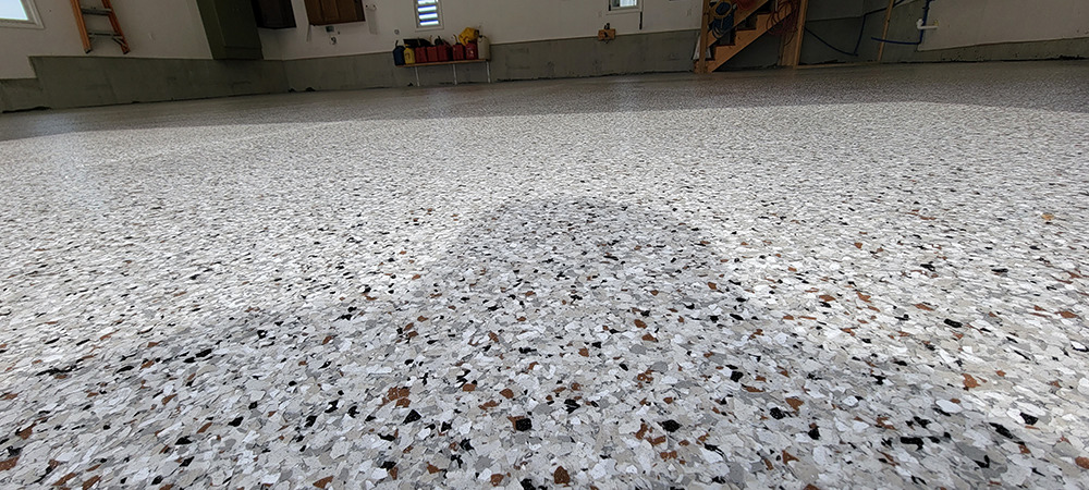Residential Epoxy Services - Garage Closeup